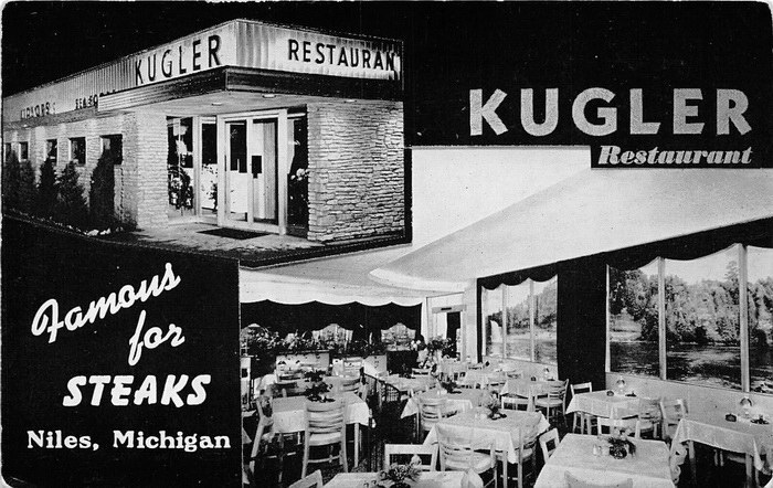 Kugler Restaurant - Postcard Front